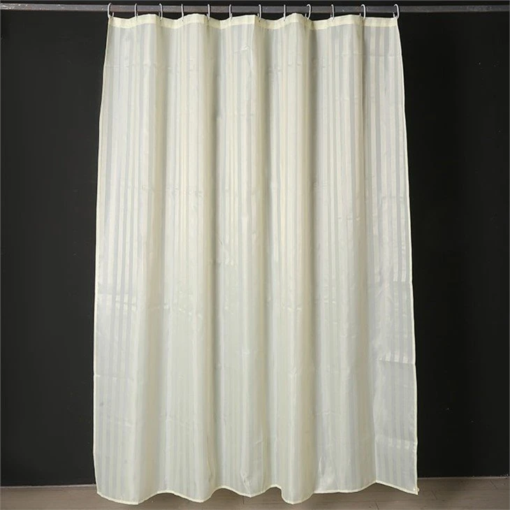ticking shower curtain