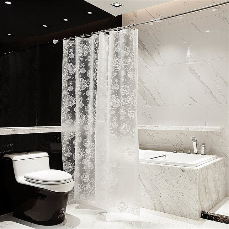 plastic shower curtain liner