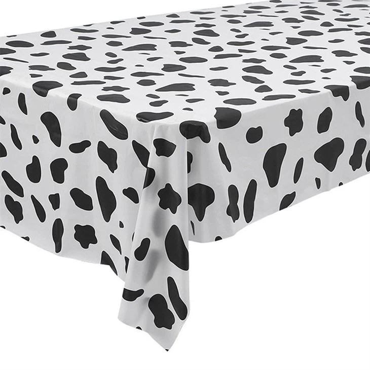Cow Print Tablecloth Wholesale Party Tablecloth Table Cloth Waterproof Oil Proof No Wash Thick Tablecloth Table Cloth